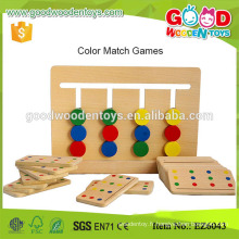 Cheap Color Number Match Jeu de mémoire en bois pour enfants